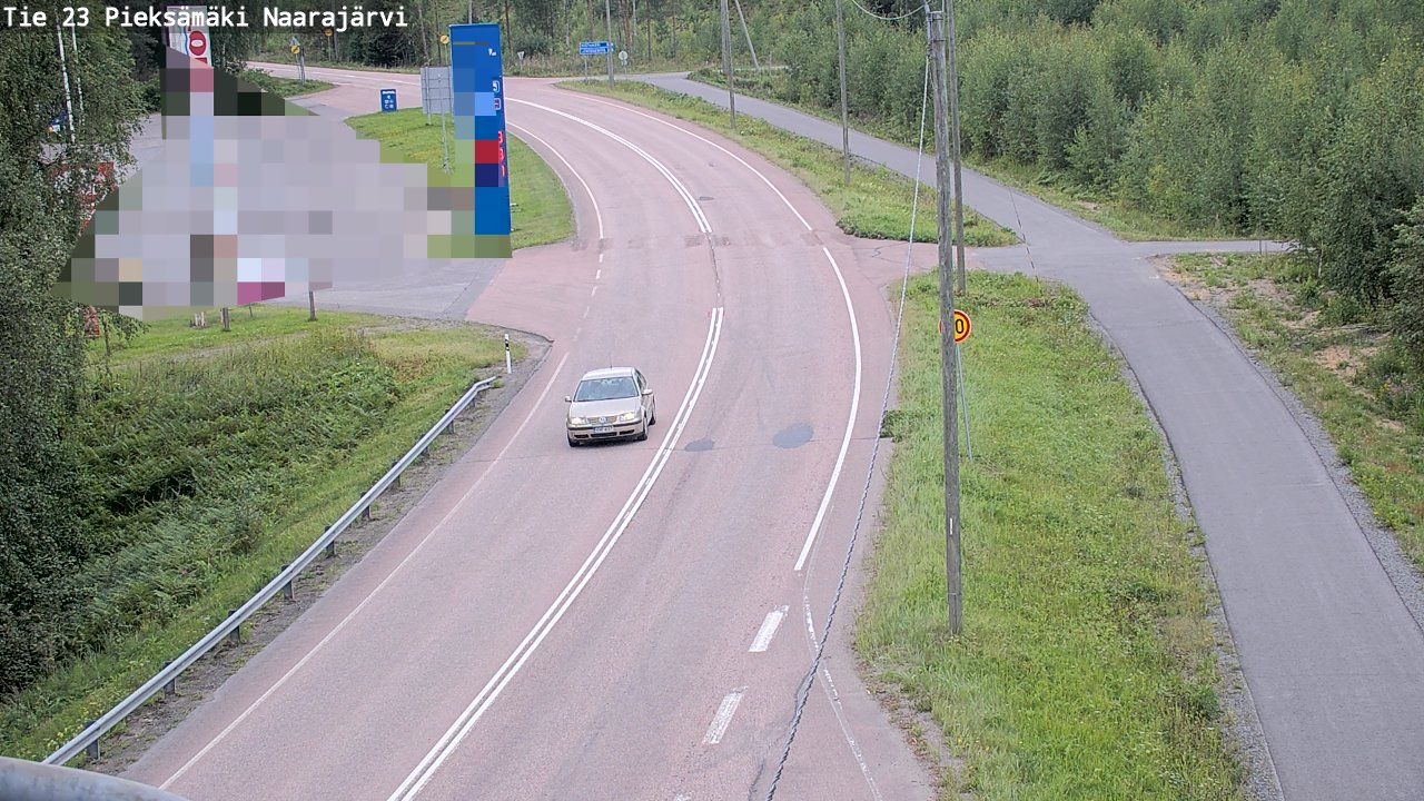 Weather Camera Image Road 23 Pieksämäki, Naarajärvi, Pieksämäki, Etelä-Savo