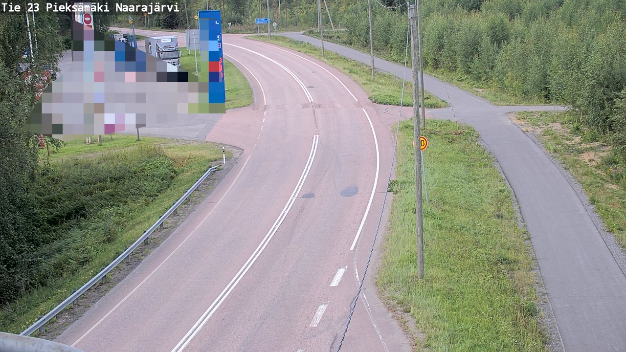Weather Camera Image Road 23 Pieksämäki, Naarajärvi, Pieksämäki, Etelä-Savo