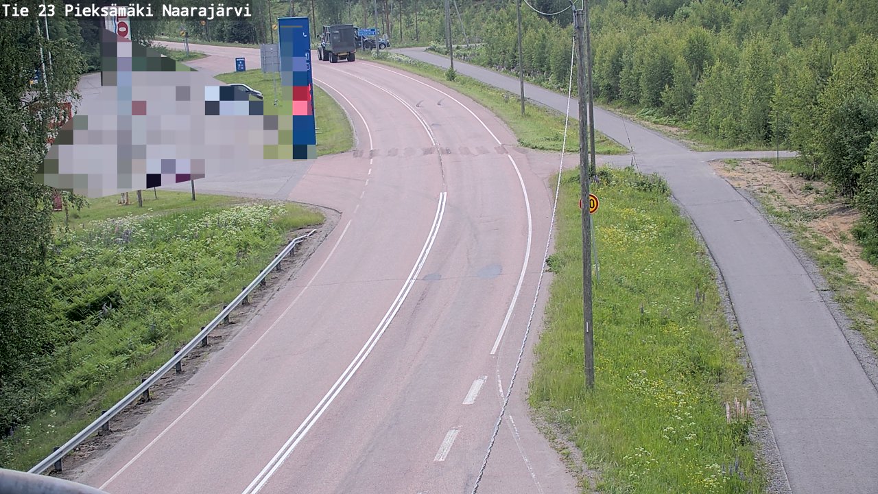 Kelikamerat Kuva Tie 23 Pieksämäki, Naarajärvi, Pieksämäki, Etelä-Savo