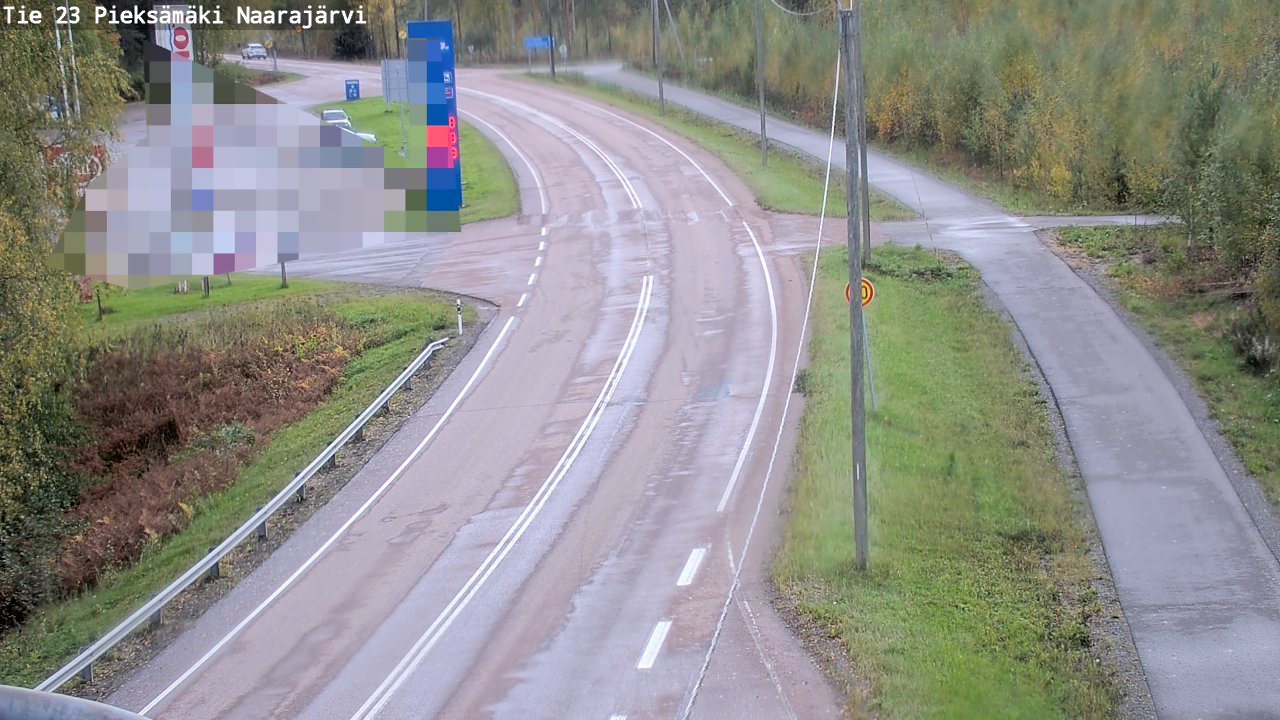 Weather Camera Image Road 23 Pieksämäki, Naarajärvi, Pieksämäki, Etelä-Savo