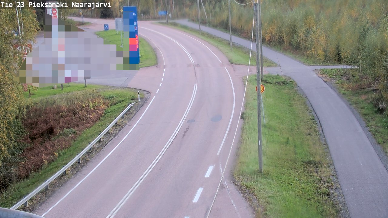 Weather Camera Image Road 23 Pieksämäki, Naarajärvi, Pieksämäki, Etelä-Savo