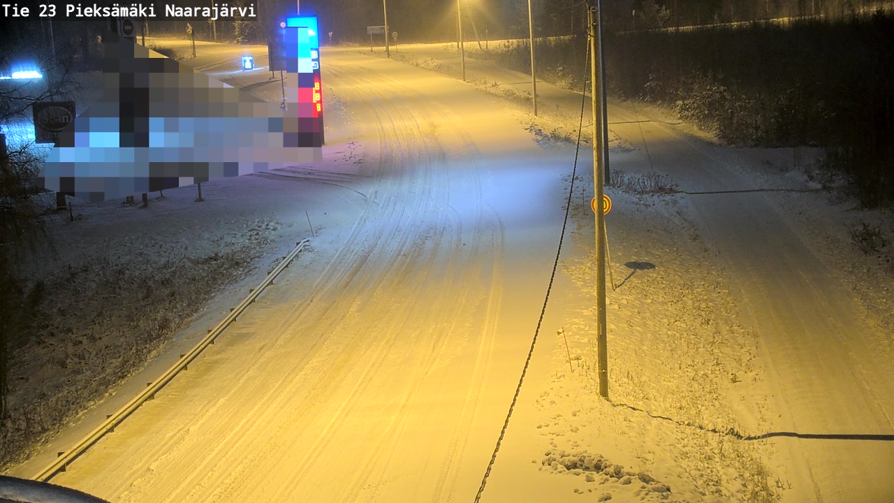 Kelikamerat Kuva Tie 23 Pieksämäki, Naarajärvi, Pieksämäki, Etelä-Savo