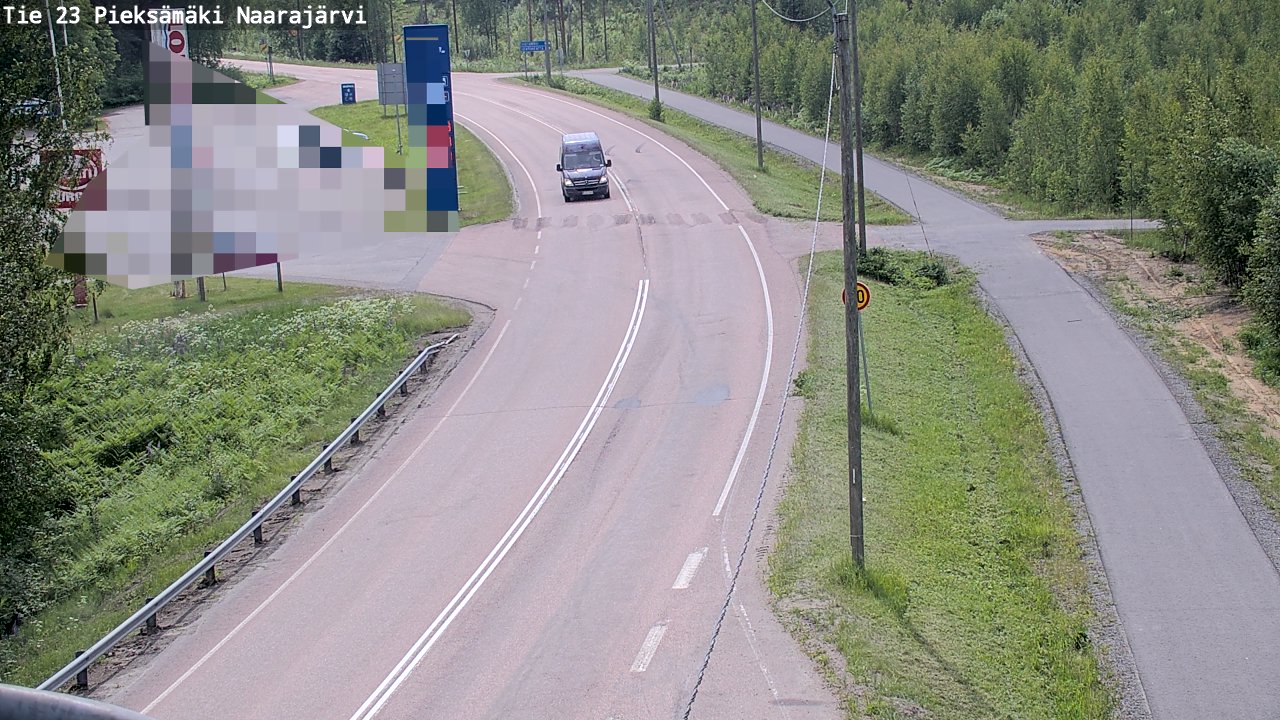 Kelikamerat Kuva Tie 23 Pieksämäki, Naarajärvi, Pieksämäki, Etelä-Savo