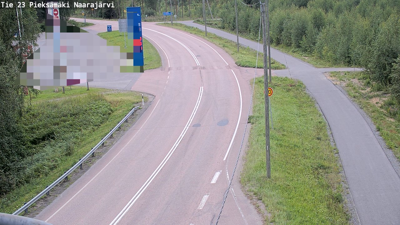Weather Camera Image Road 23 Pieksämäki, Naarajärvi, Pieksämäki, Etelä-Savo