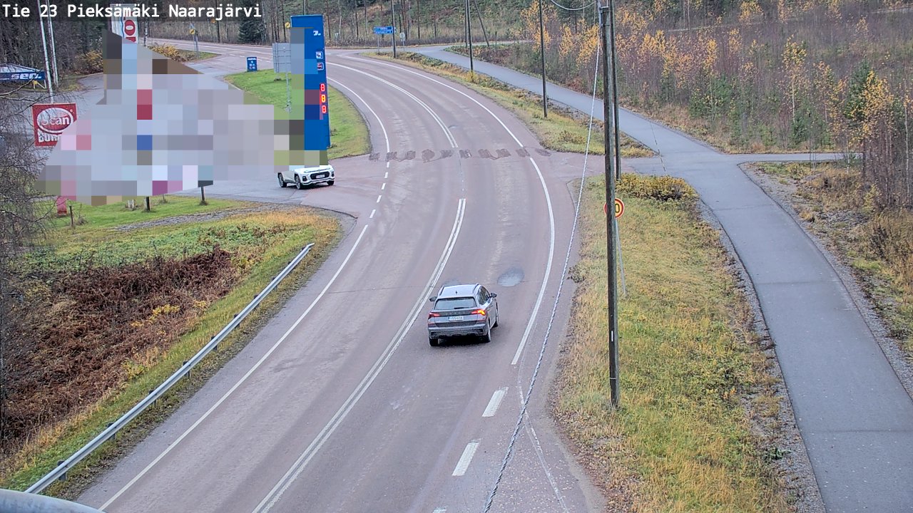 Kelikamerat Kuva Tie 23 Pieksämäki, Naarajärvi, Pieksämäki, Etelä-Savo