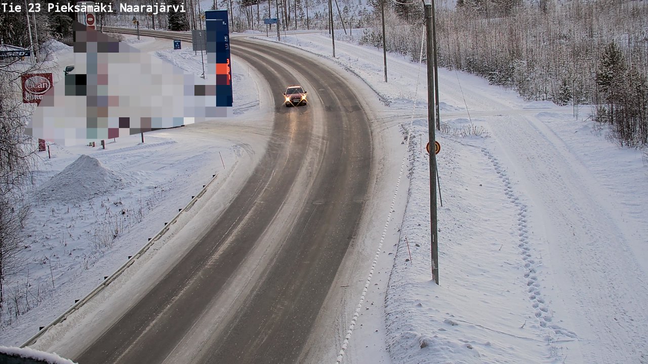 Weather Camera Image Road 23 Pieksämäki, Naarajärvi, Pieksämäki, Etelä-Savo