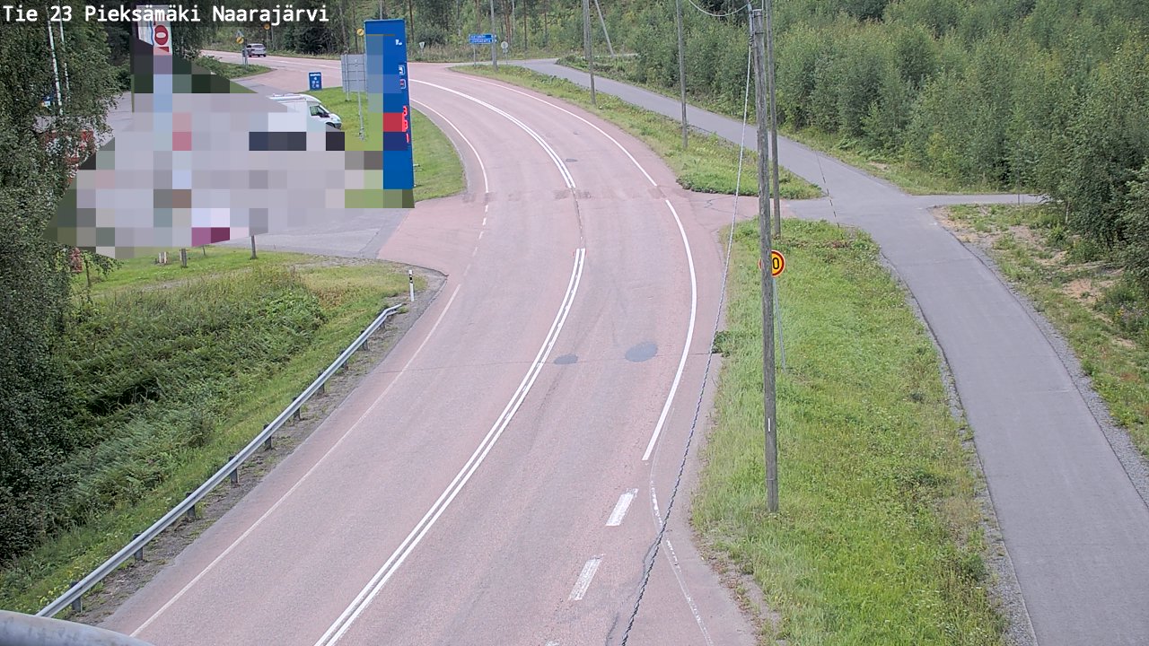 Weather Camera Image Road 23 Pieksämäki, Naarajärvi, Pieksämäki, Etelä-Savo