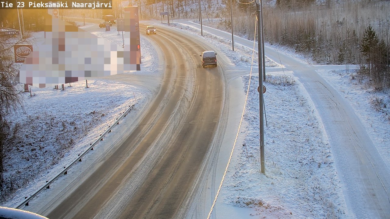 Kelikamerat Kuva Tie 23 Pieksämäki, Naarajärvi, Pieksämäki, Etelä-Savo
