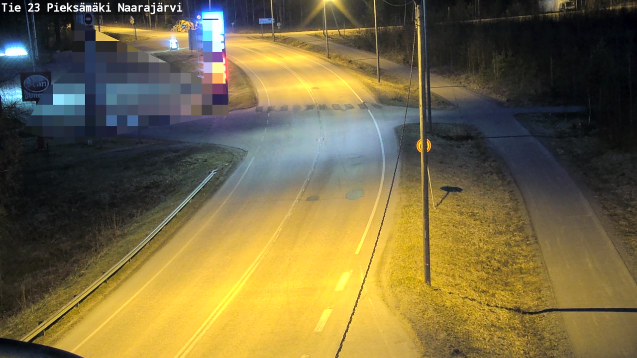 Weather Camera Image Road 23 Pieksämäki, Naarajärvi, Pieksämäki, Etelä-Savo