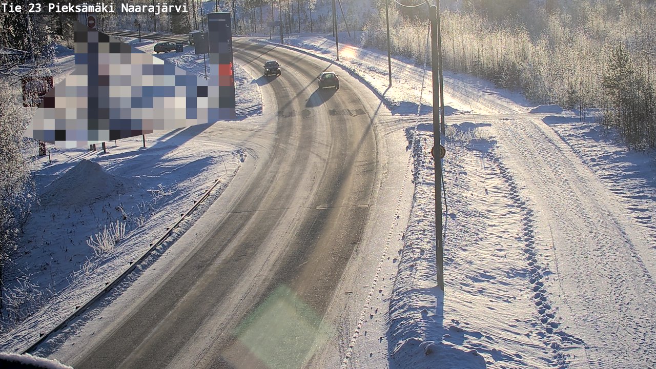 Weather Camera Image Road 23 Pieksämäki, Naarajärvi, Pieksämäki, Etelä-Savo