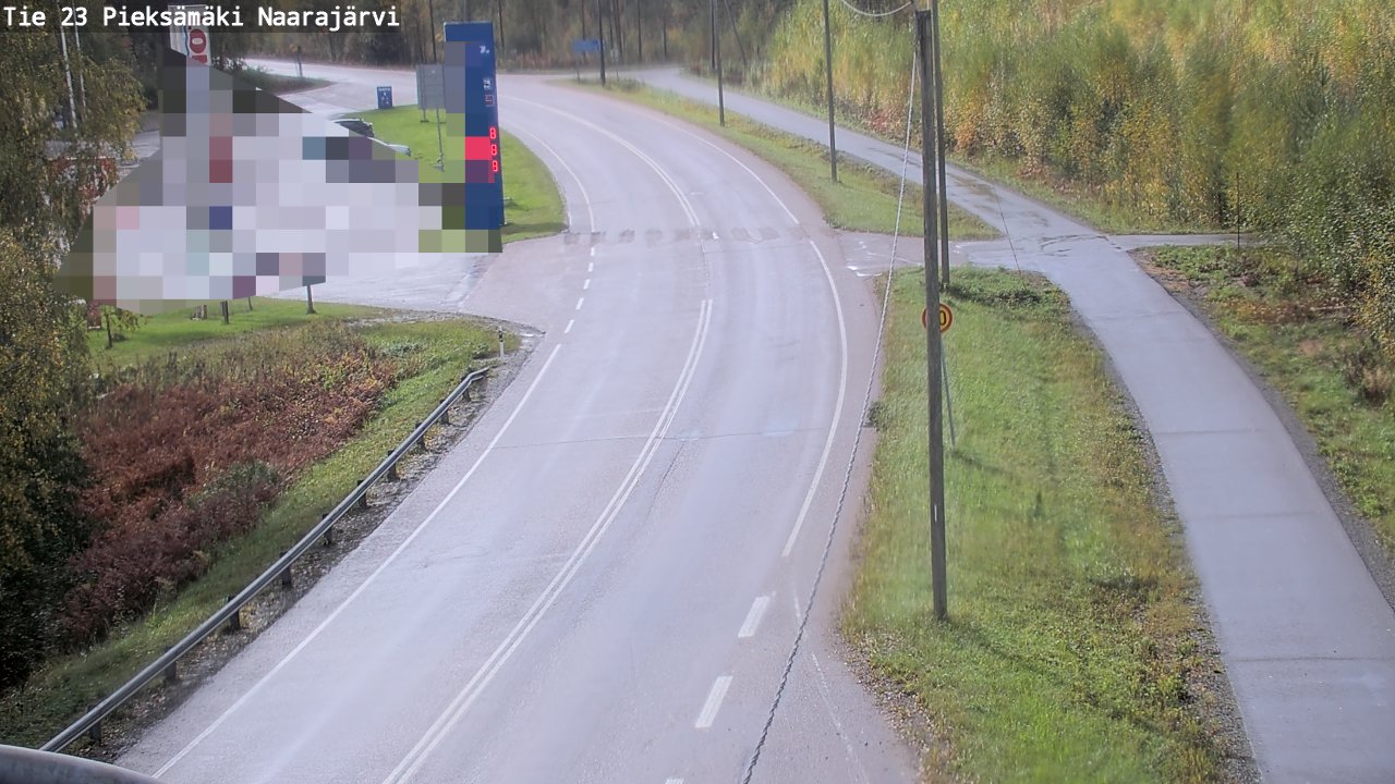 Weather Camera Image Road 23 Pieksämäki, Naarajärvi, Pieksämäki, Etelä-Savo