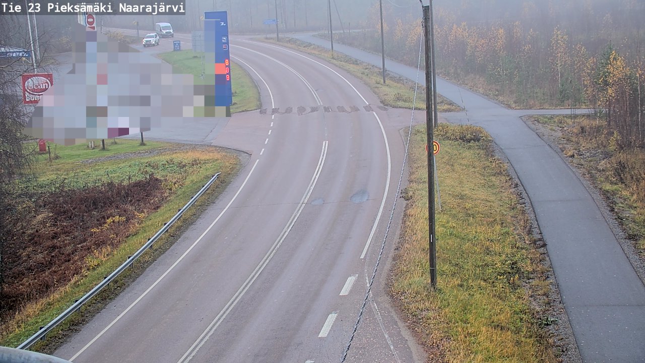 Kelikamerat Kuva Tie 23 Pieksämäki, Naarajärvi, Pieksämäki, Etelä-Savo
