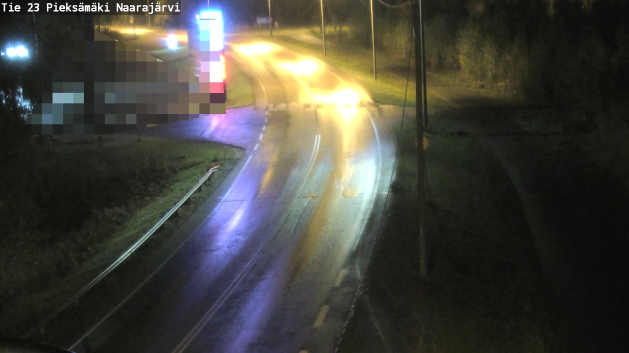 Weather Camera Image Road 23 Pieksämäki, Naarajärvi, Pieksämäki, Etelä-Savo