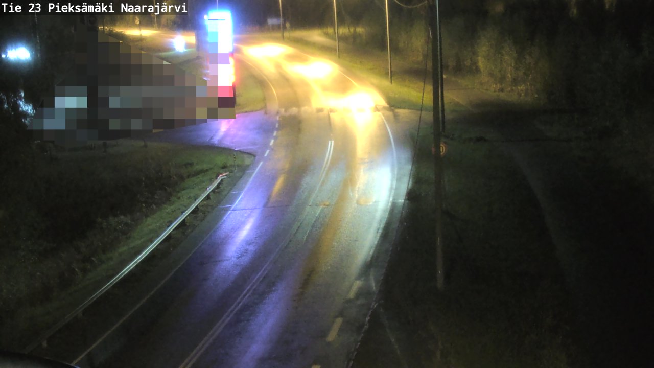 Weather Camera Image Road 23 Pieksämäki, Naarajärvi, Pieksämäki, Etelä-Savo