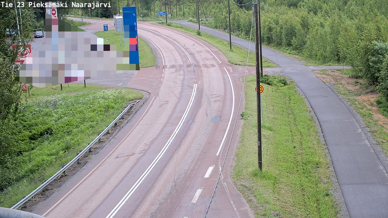 Kelikamerat Kuva Tie 23 Pieksämäki, Naarajärvi, Pieksämäki, Etelä-Savo