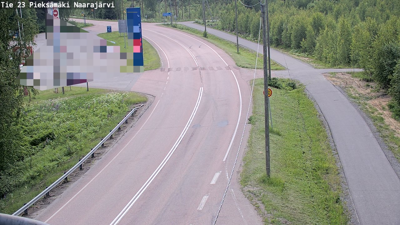 Kelikamerat Kuva Tie 23 Pieksämäki, Naarajärvi, Pieksämäki, Etelä-Savo