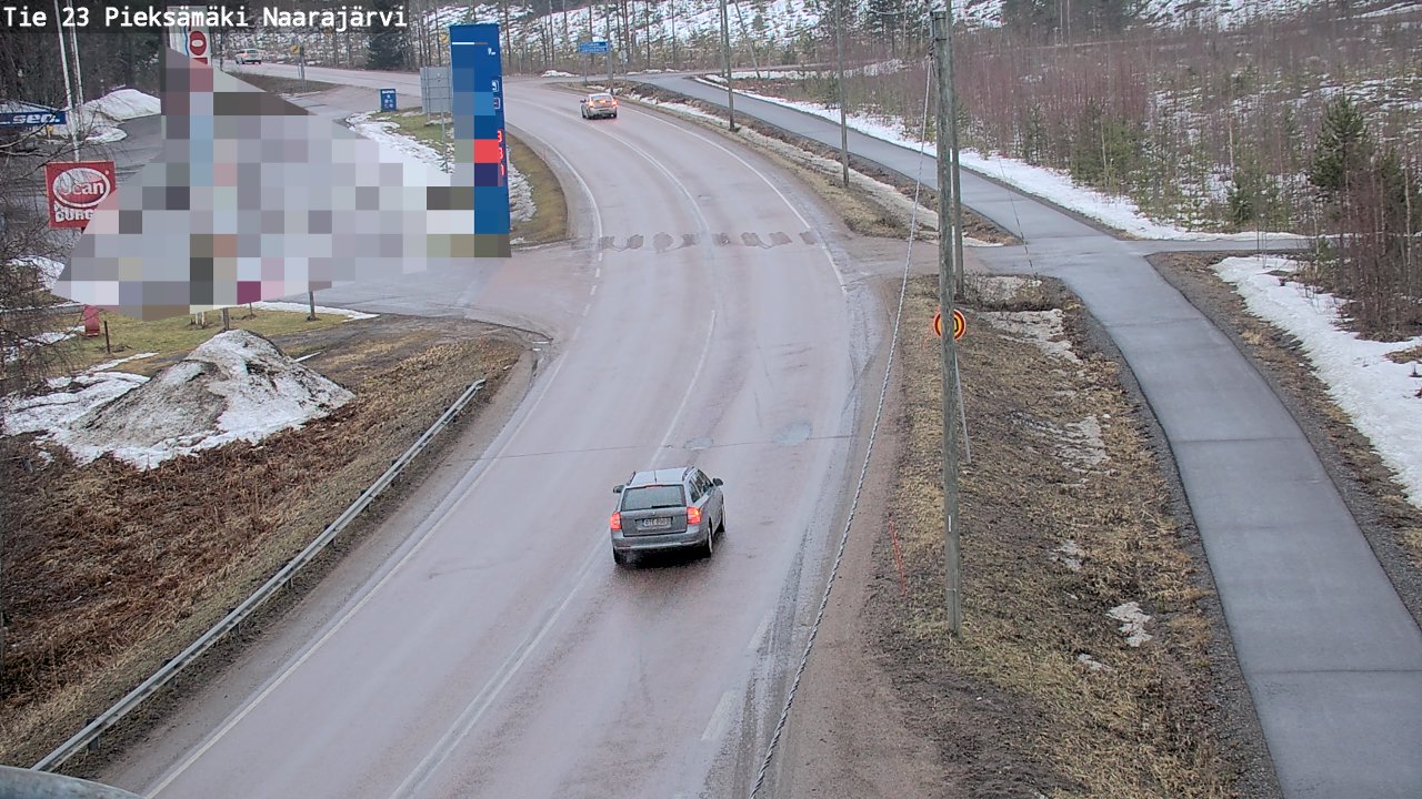 Weather Camera Image Road 23 Pieksämäki, Naarajärvi, Pieksämäki, Etelä-Savo