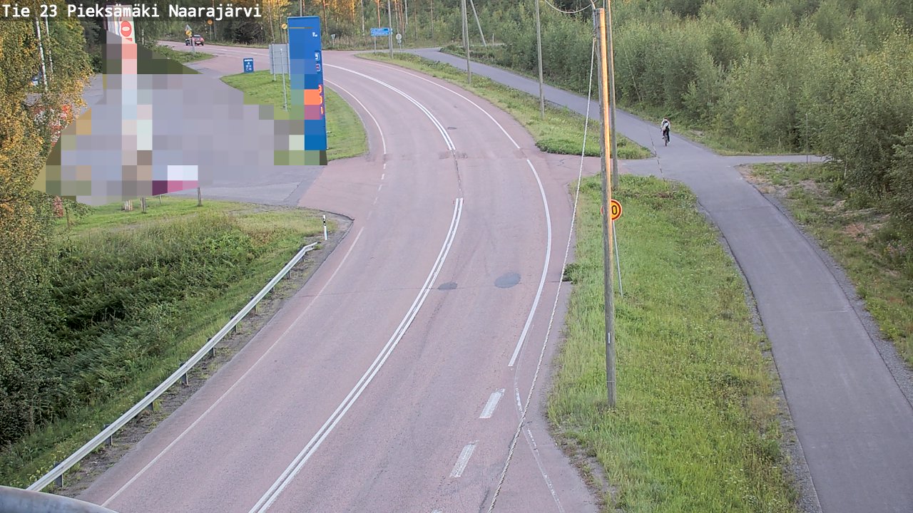 Kelikamerat Kuva Tie 23 Pieksämäki, Naarajärvi, Pieksämäki, Etelä-Savo