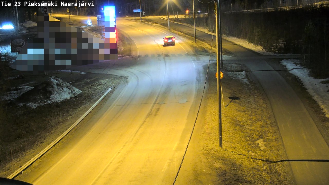 Kelikamerat Kuva Tie 23 Pieksämäki, Naarajärvi, Pieksämäki, Etelä-Savo