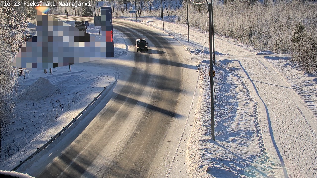 Weather Camera Image Road 23 Pieksämäki, Naarajärvi, Pieksämäki, Etelä-Savo