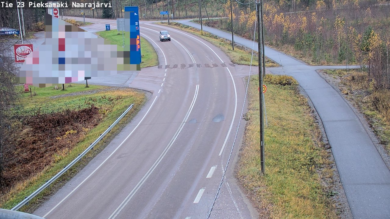 Kelikamerat Kuva Tie 23 Pieksämäki, Naarajärvi, Pieksämäki, Etelä-Savo