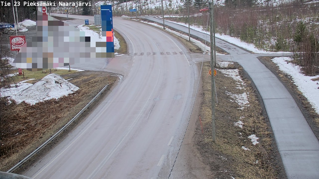 Weather Camera Image Road 23 Pieksämäki, Naarajärvi, Pieksämäki, Etelä-Savo