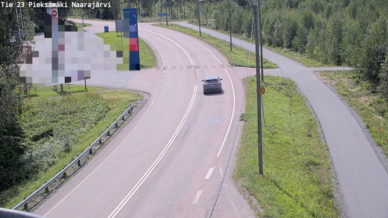 Kelikamerat Kuva Tie 23 Pieksämäki, Naarajärvi, Pieksämäki, Etelä-Savo