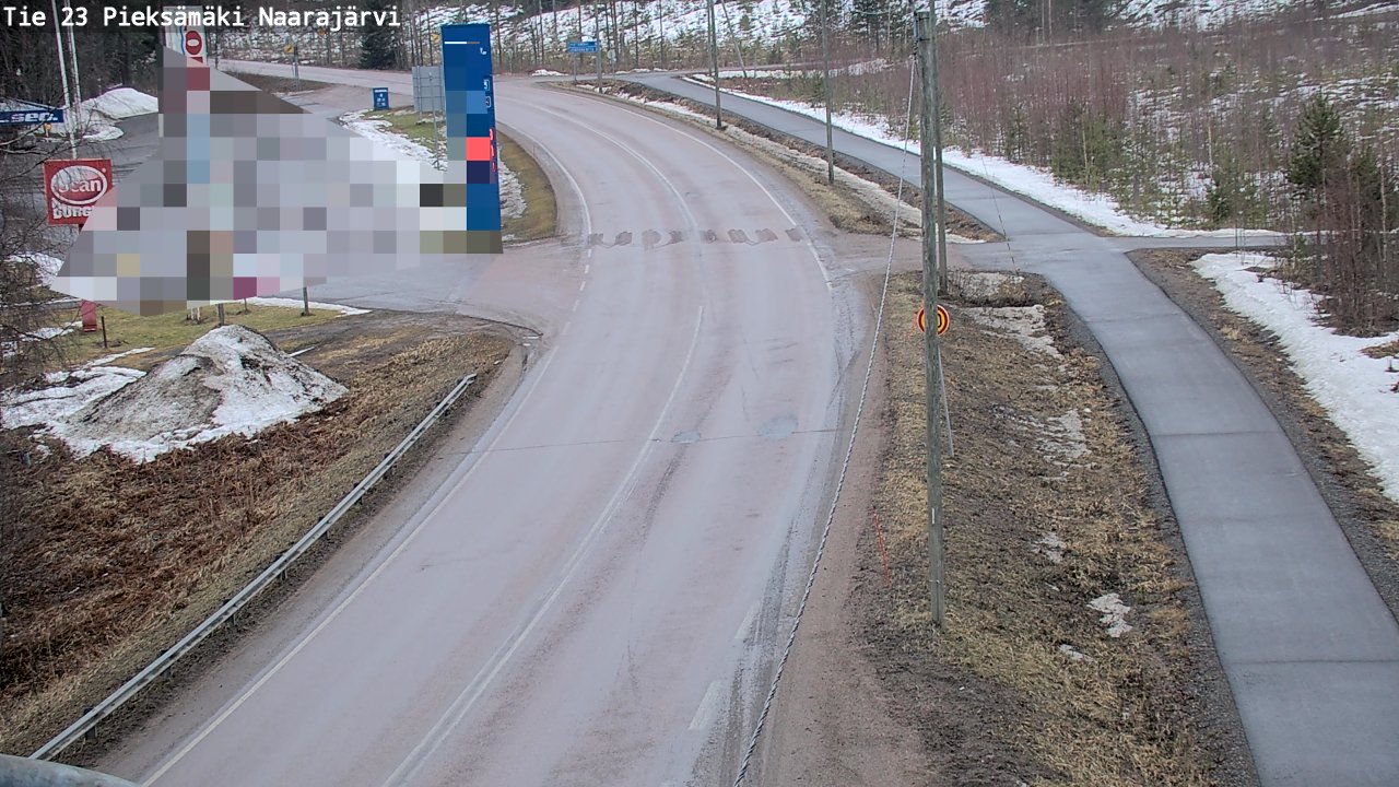 Weather Camera Image Road 23 Pieksämäki, Naarajärvi, Pieksämäki, Etelä-Savo