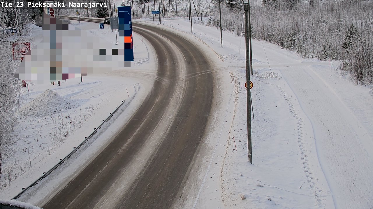 Weather Camera Image Road 23 Pieksämäki, Naarajärvi, Pieksämäki, Etelä-Savo