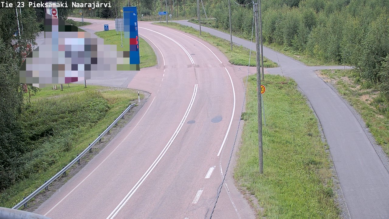 Weather Camera Image Road 23 Pieksämäki, Naarajärvi, Pieksämäki, Etelä-Savo