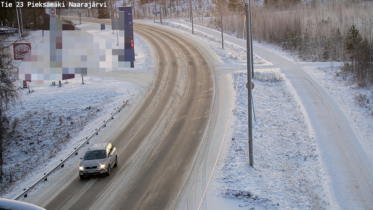Kelikamerat Kuva Tie 23 Pieksämäki, Naarajärvi, Pieksämäki, Etelä-Savo