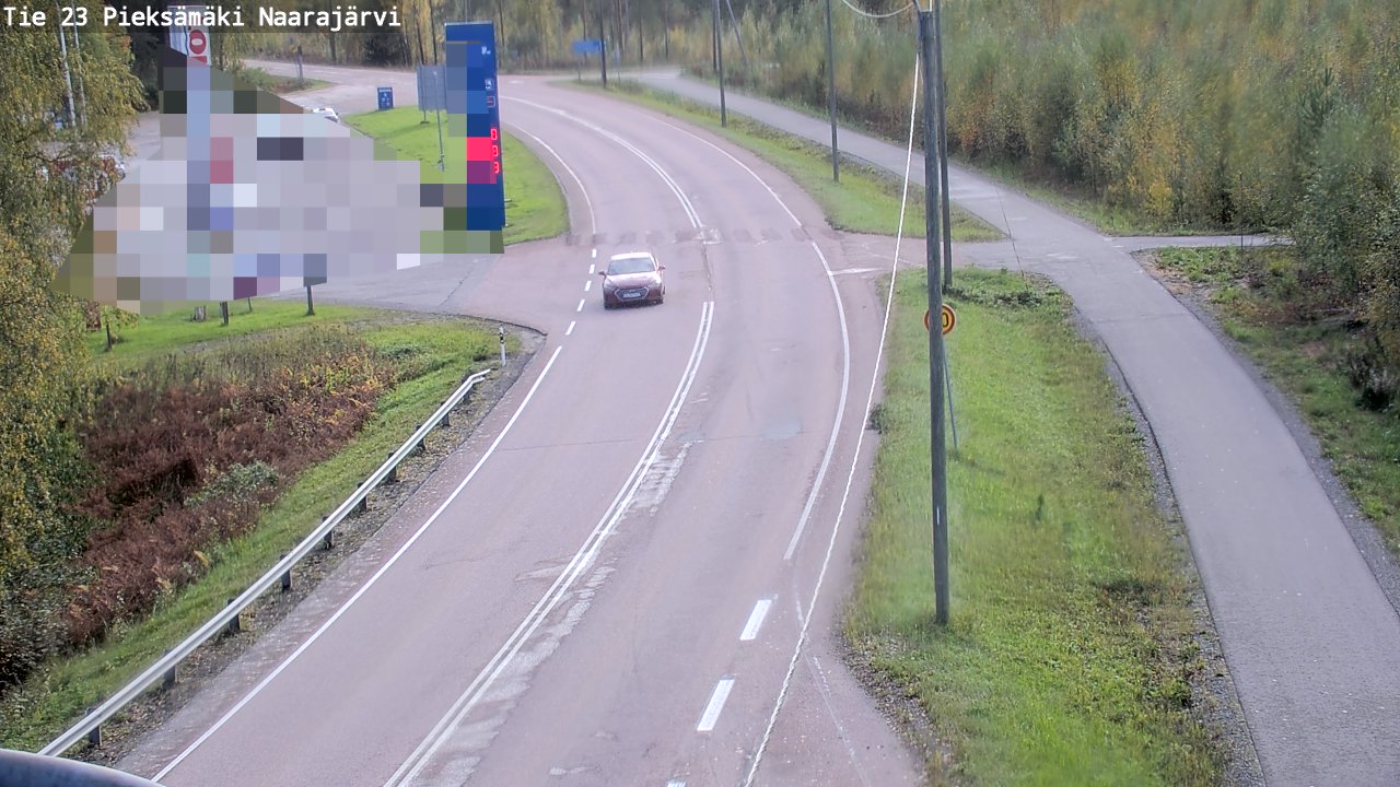 Weather Camera Image Road 23 Pieksämäki, Naarajärvi, Pieksämäki, Etelä-Savo