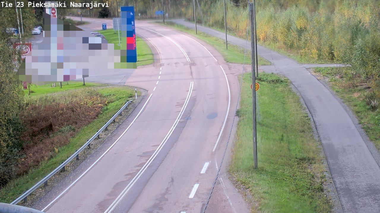 Kelikamerat Kuva Tie 23 Pieksämäki, Naarajärvi, Pieksämäki, Etelä-Savo