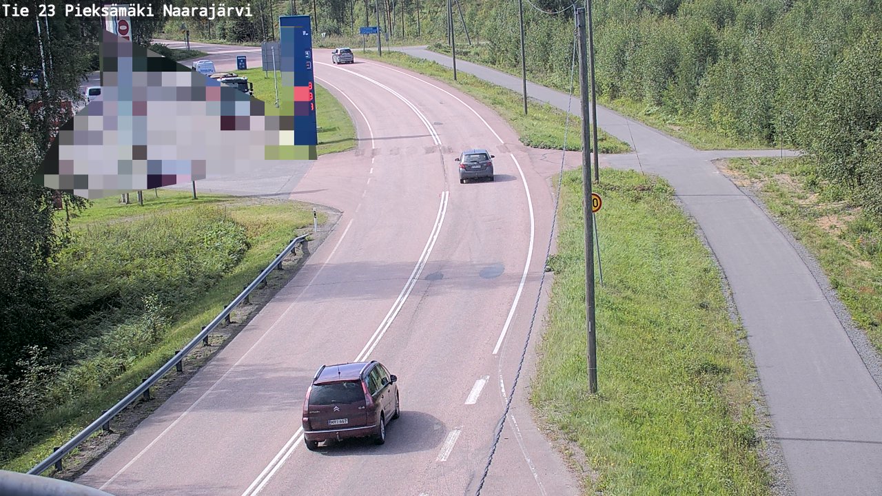 Kelikamerat Kuva Tie 23 Pieksämäki, Naarajärvi, Pieksämäki, Etelä-Savo