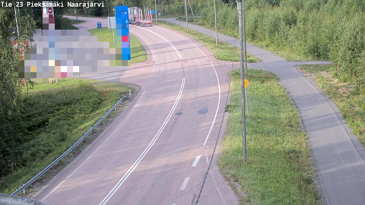 Kelikamerat Kuva Tie 23 Pieksämäki, Naarajärvi, Pieksämäki, Etelä-Savo