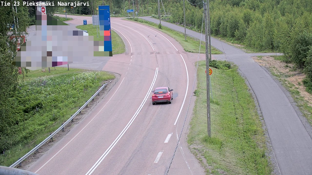 Kelikamerat Kuva Tie 23 Pieksämäki, Naarajärvi, Pieksämäki, Etelä-Savo