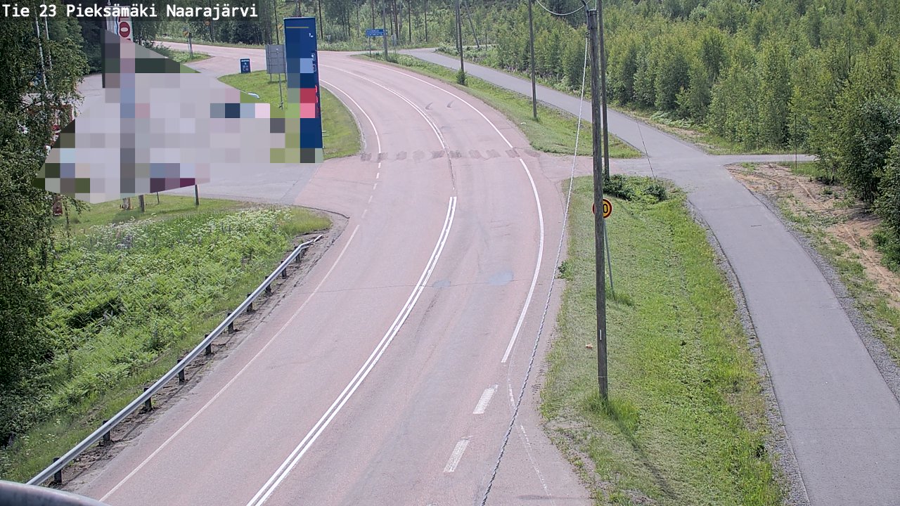 Kelikamerat Kuva Tie 23 Pieksämäki, Naarajärvi, Pieksämäki, Etelä-Savo