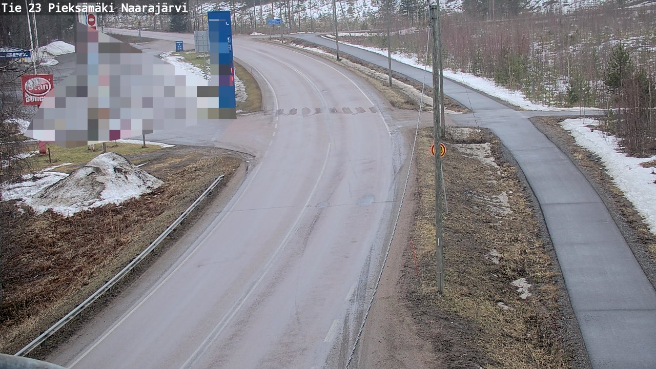 Weather Camera Image Road 23 Pieksämäki, Naarajärvi, Pieksämäki, Etelä-Savo