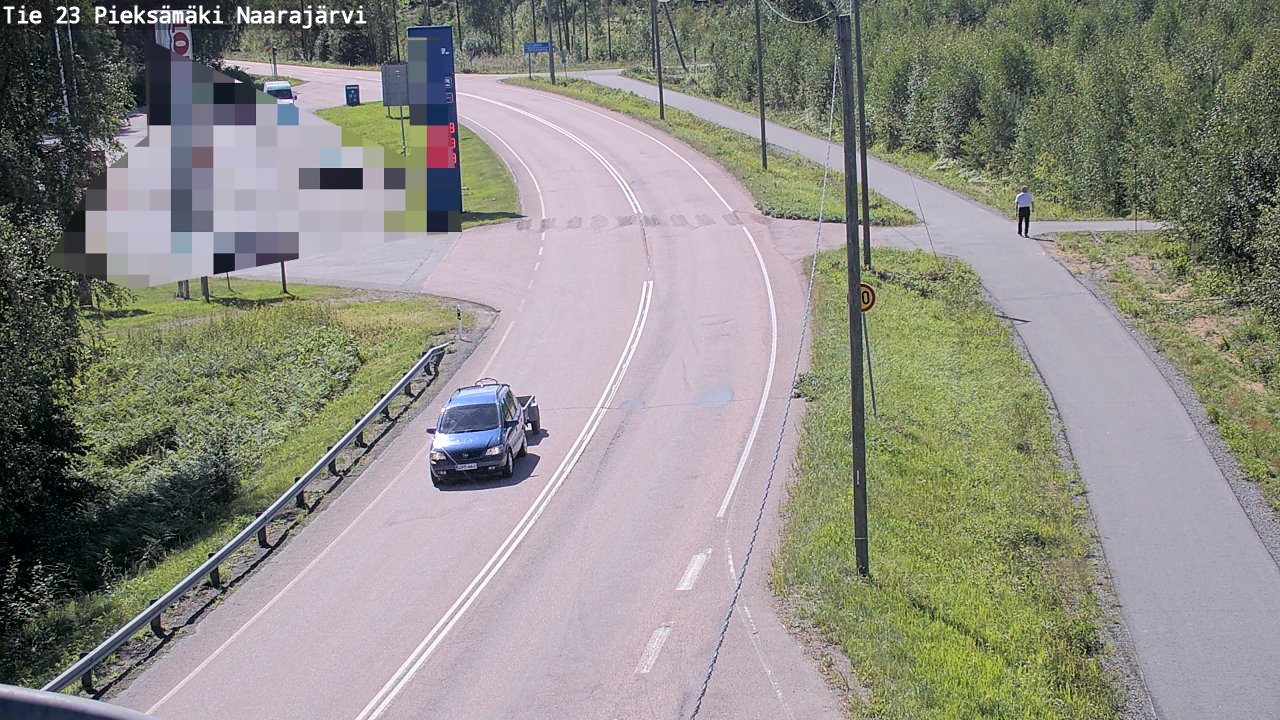 Kelikamerat Kuva Tie 23 Pieksämäki, Naarajärvi, Pieksämäki, Etelä-Savo