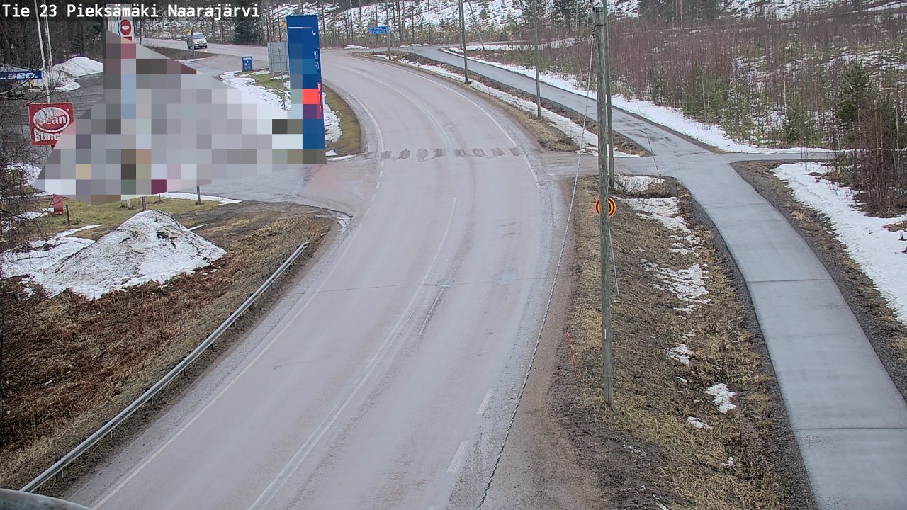 Weather Camera Image Road 23 Pieksämäki, Naarajärvi, Pieksämäki, Etelä-Savo