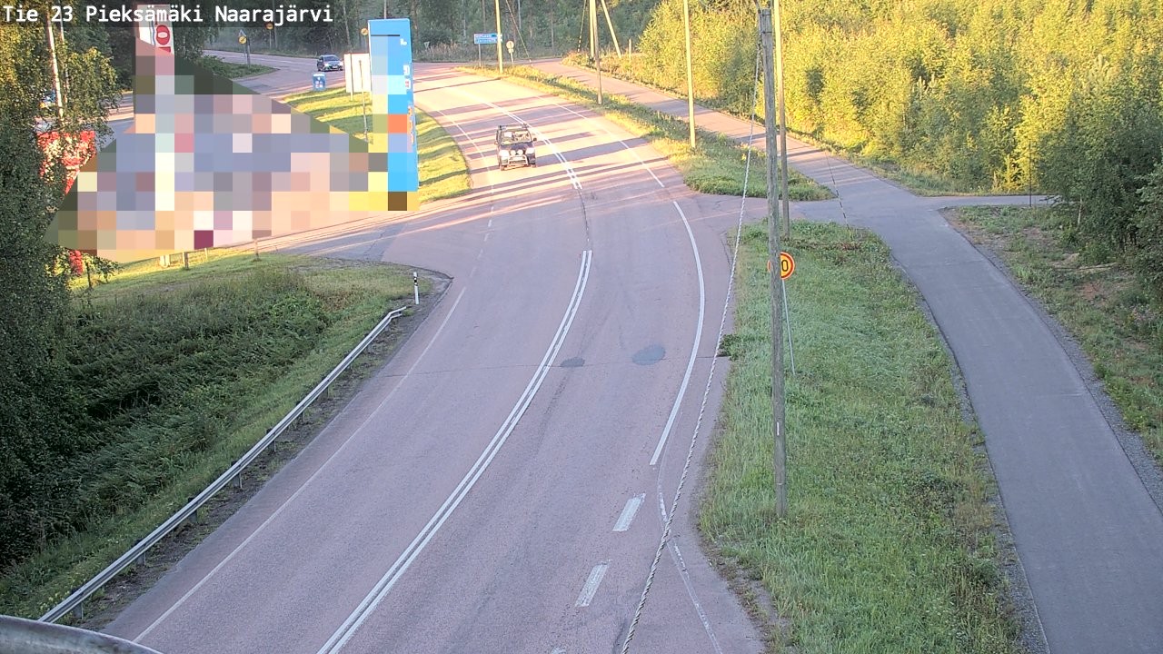Kelikamerat Kuva Tie 23 Pieksämäki, Naarajärvi, Pieksämäki, Etelä-Savo
