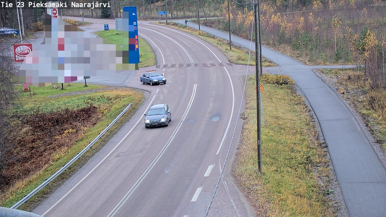 Kelikamerat Kuva Tie 23 Pieksämäki, Naarajärvi, Pieksämäki, Etelä-Savo