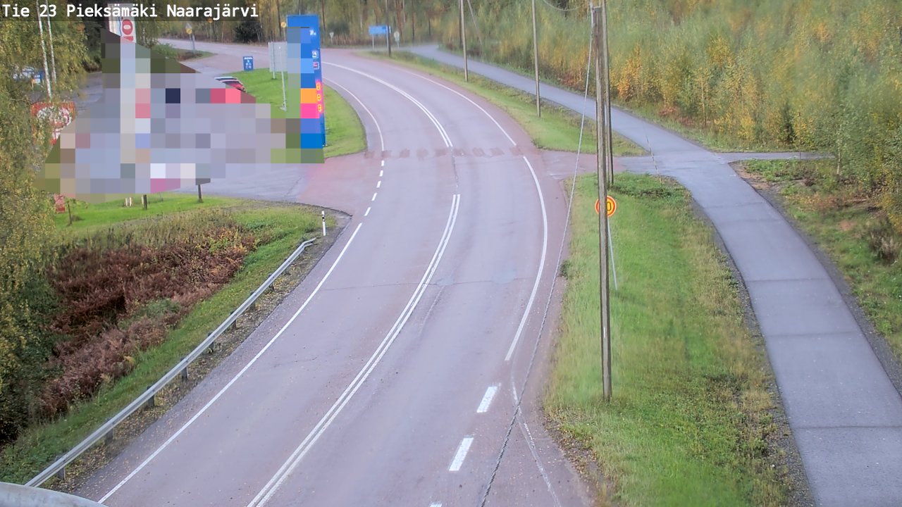 Weather Camera Image Road 23 Pieksämäki, Naarajärvi, Pieksämäki, Etelä-Savo
