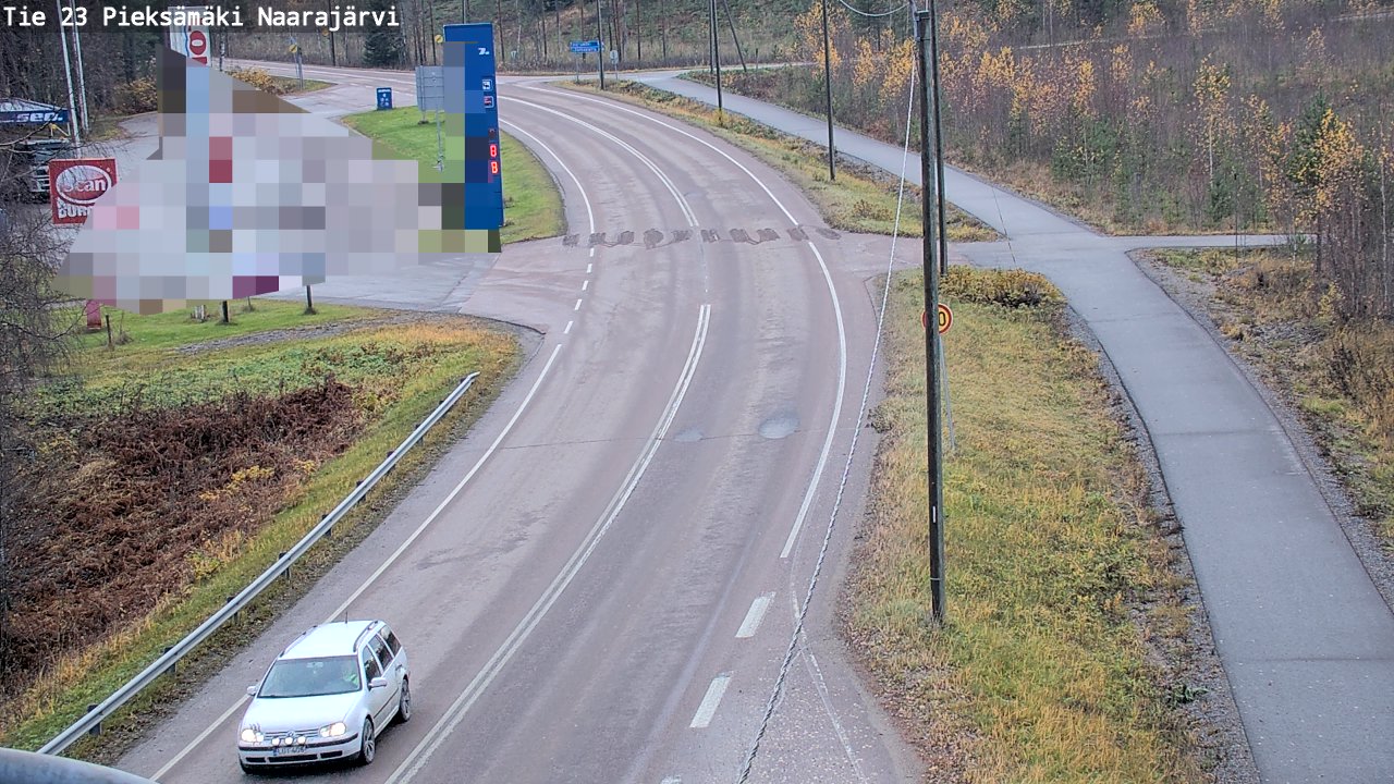 Kelikamerat Kuva Tie 23 Pieksämäki, Naarajärvi, Pieksämäki, Etelä-Savo