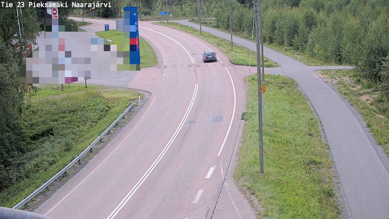 Weather Camera Image Road 23 Pieksämäki, Naarajärvi, Pieksämäki, Etelä-Savo