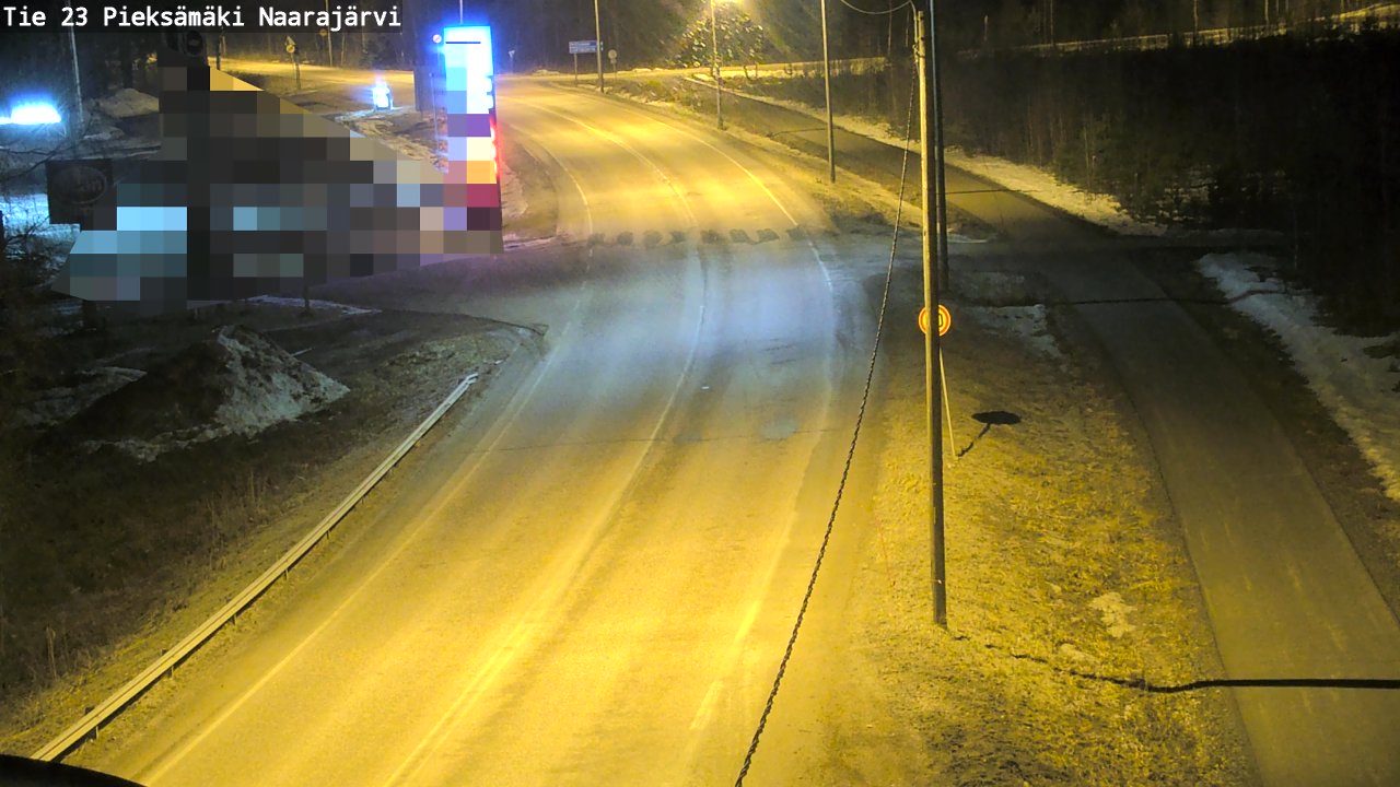 Kelikamerat Kuva Tie 23 Pieksämäki, Naarajärvi, Pieksämäki, Etelä-Savo