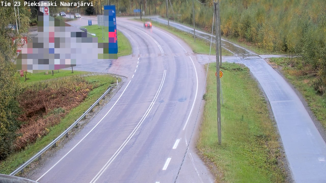 Weather Camera Image Road 23 Pieksämäki, Naarajärvi, Pieksämäki, Etelä-Savo