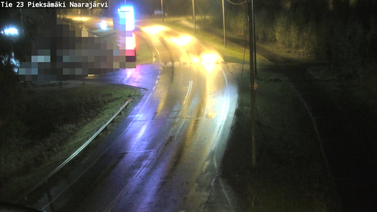 Weather Camera Image Road 23 Pieksämäki, Naarajärvi, Pieksämäki, Etelä-Savo