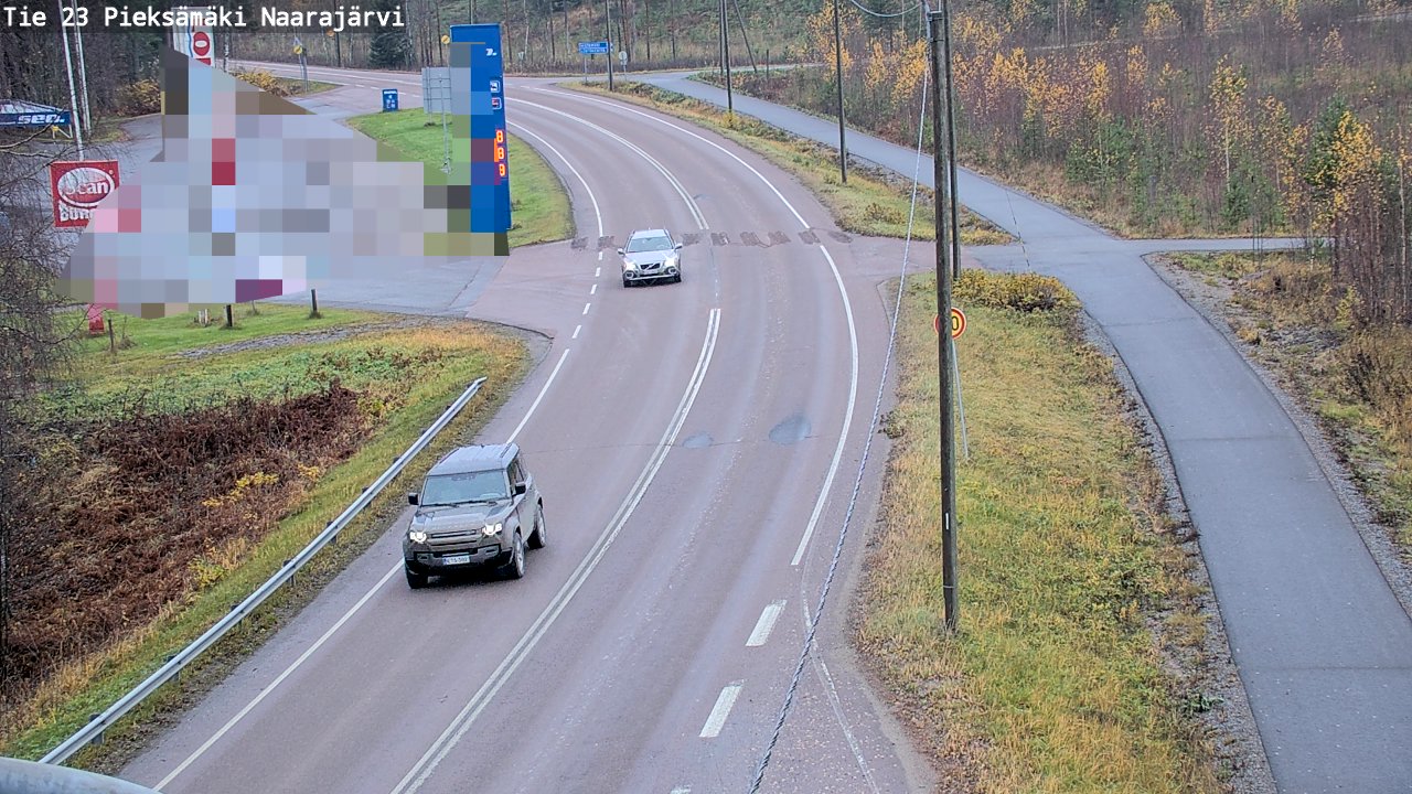 Kelikamerat Kuva Tie 23 Pieksämäki, Naarajärvi, Pieksämäki, Etelä-Savo