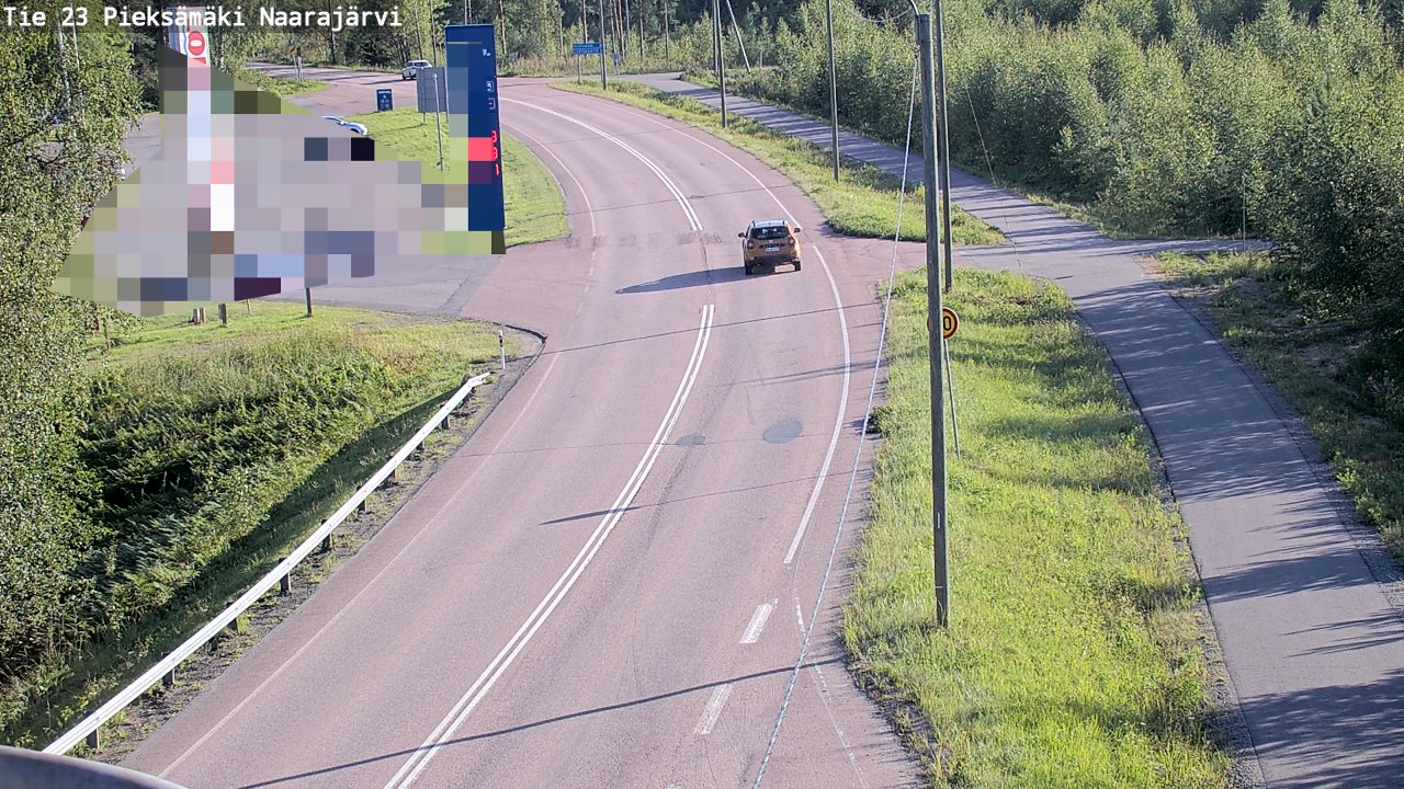 Kelikamerat Kuva Tie 23 Pieksämäki, Naarajärvi, Pieksämäki, Etelä-Savo